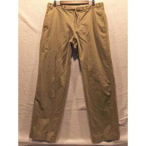 Eddie Bauer Pants Mens 36x34 Khaki Classic Fit Legend Wash Chino Casual